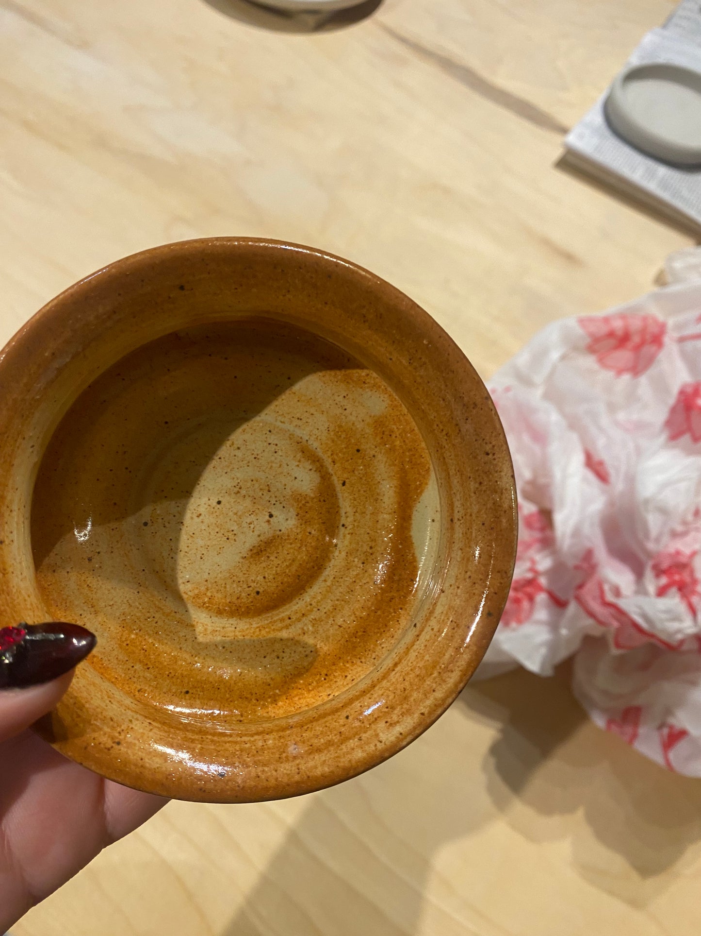 Small glazed bowl